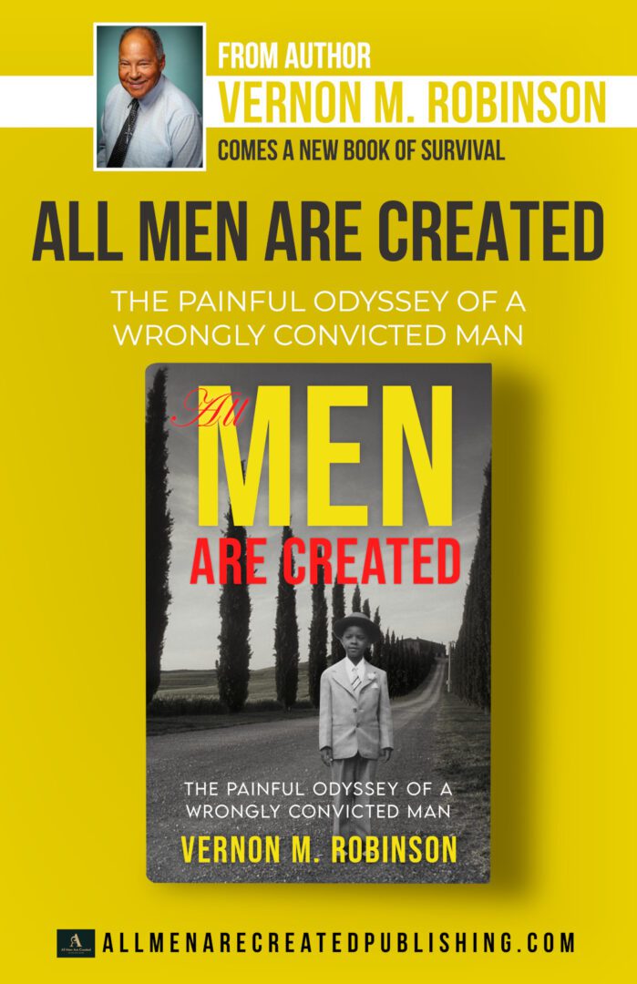 A book cover with the title of all men are created.